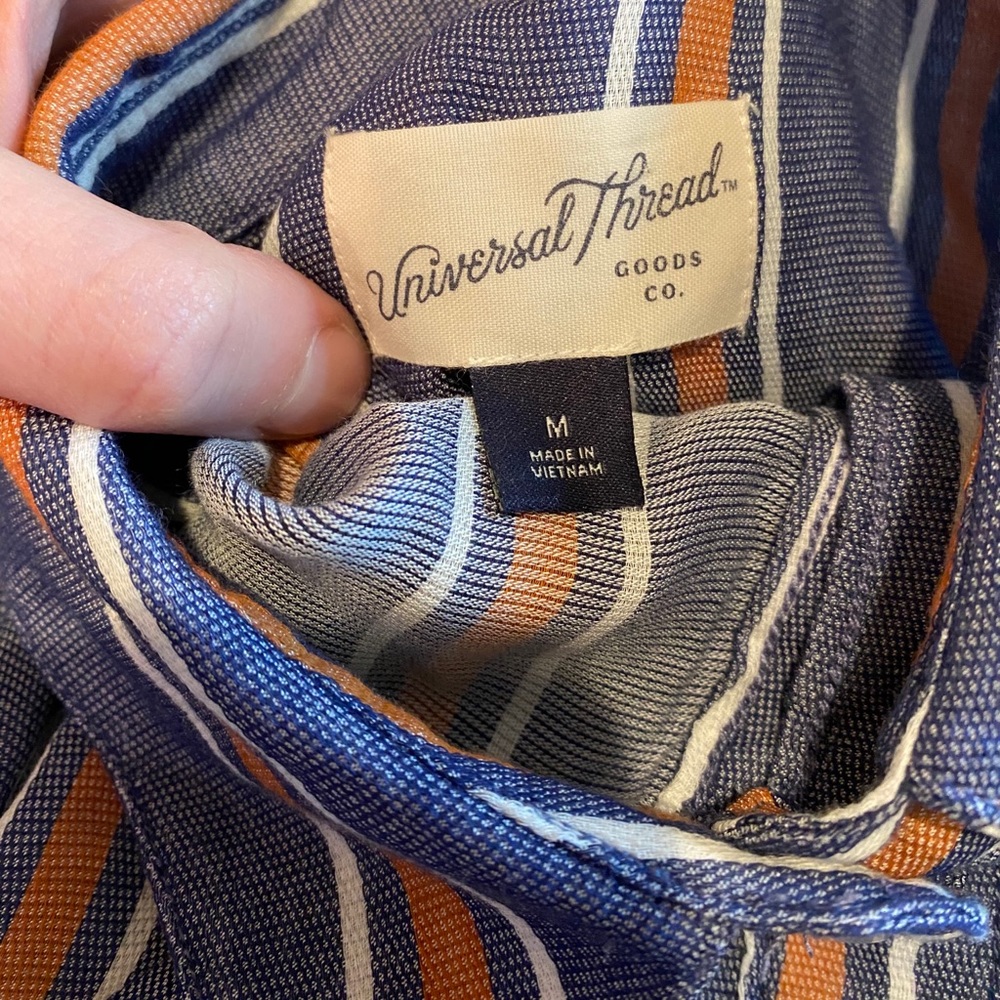 Universal Thread stripped flowy button down size … - image 16